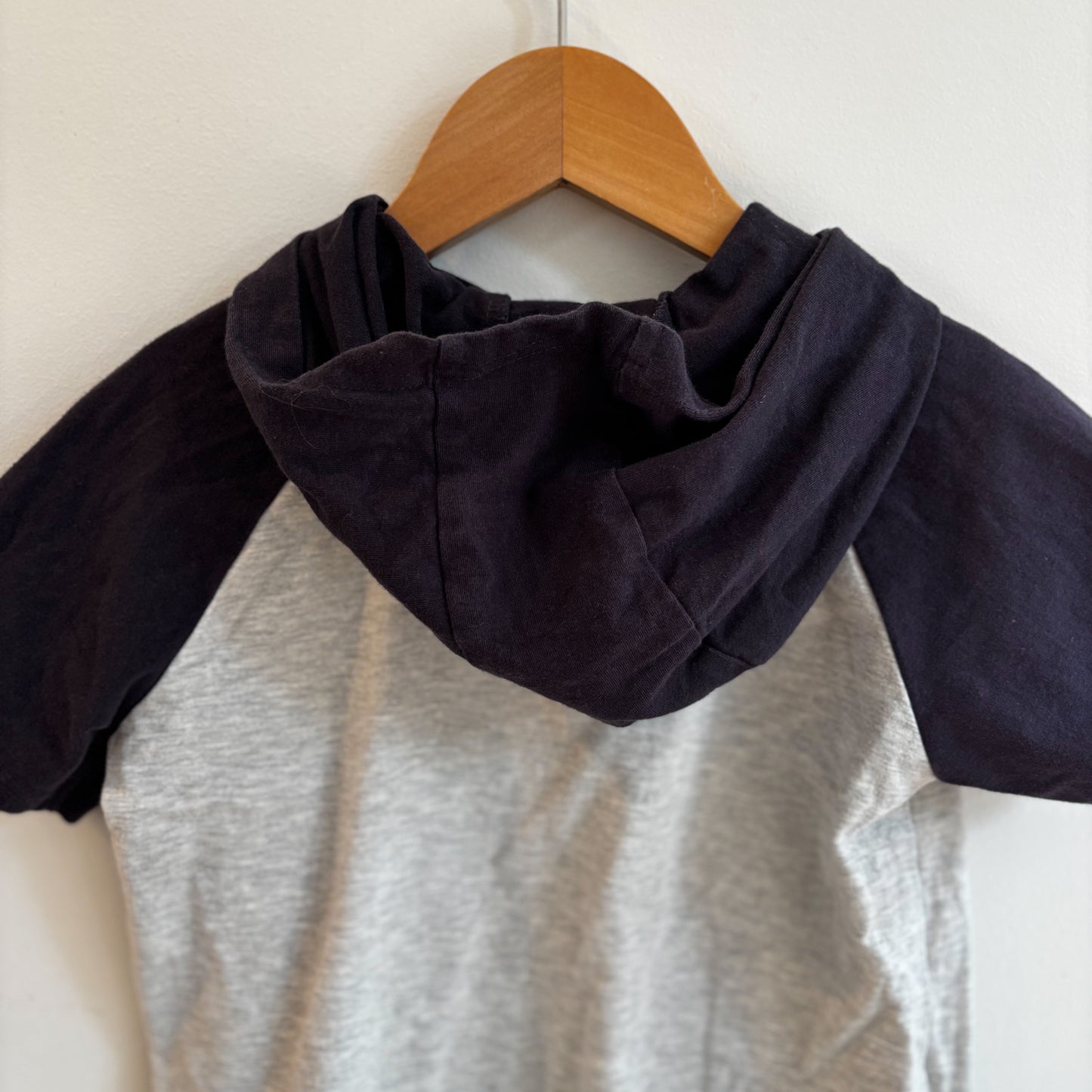 Navy & Grey Hooded Tee (6Y)