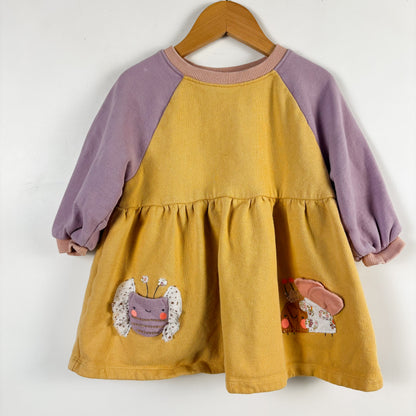 Colour Block Sweatshirt Dress (18-24M)