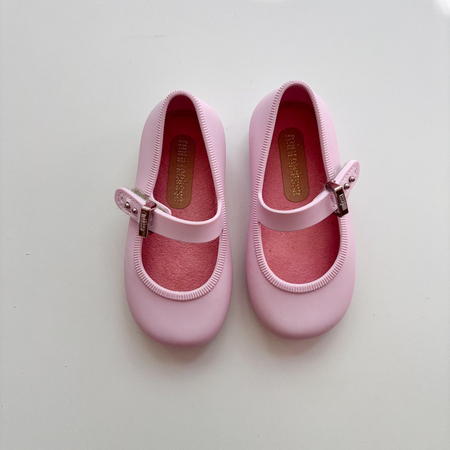 Pink Rubber Mary Janes (7C)
