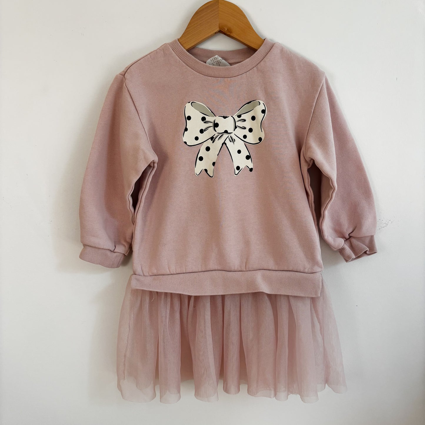 Bow Graphic Dress (3T)
