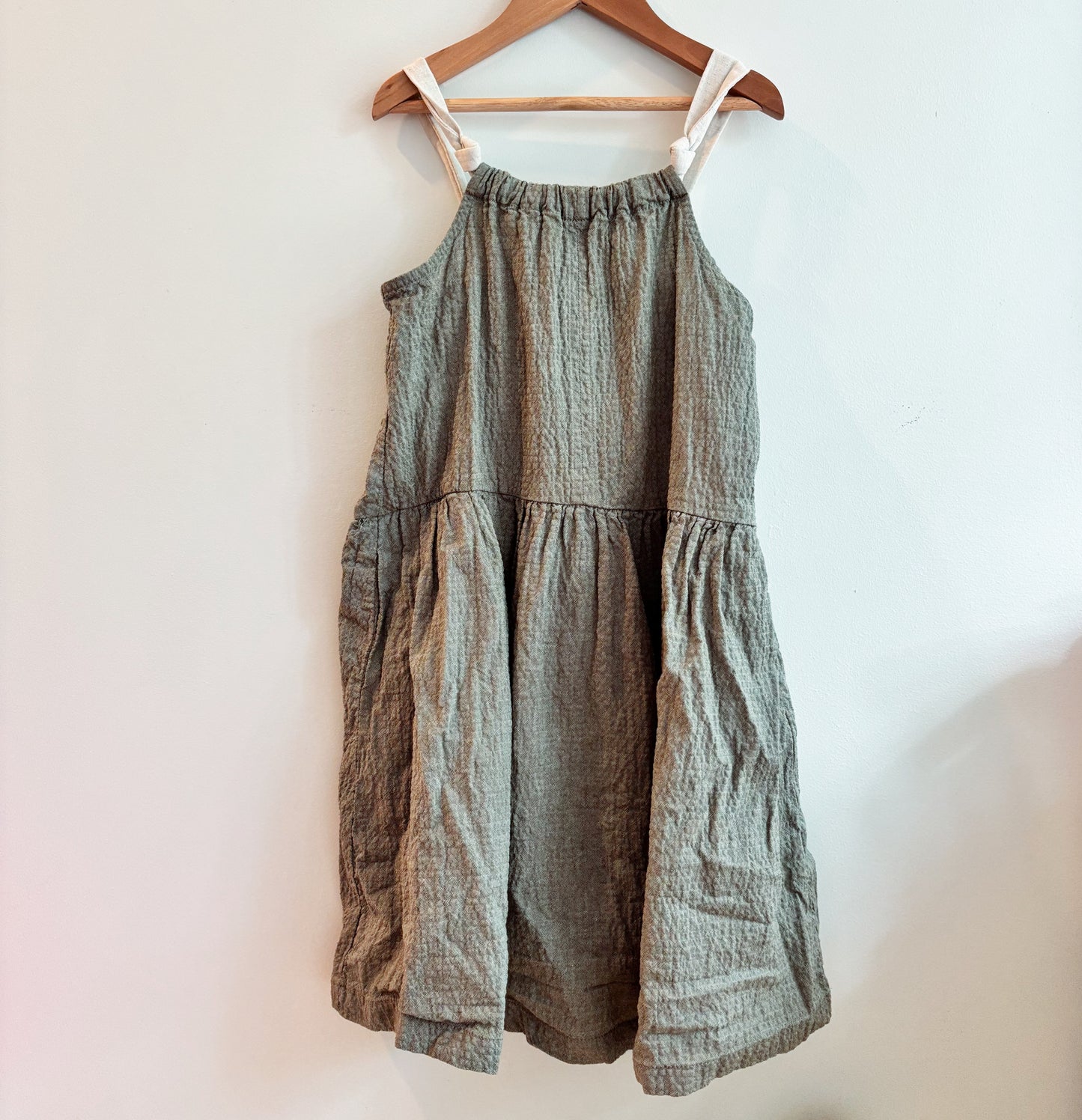 Green Tie Dress (8Y)