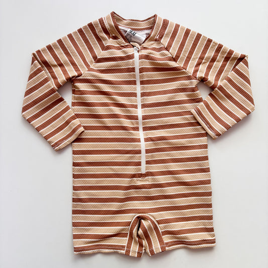 Brown & Tan Swim Suit (9-12M)