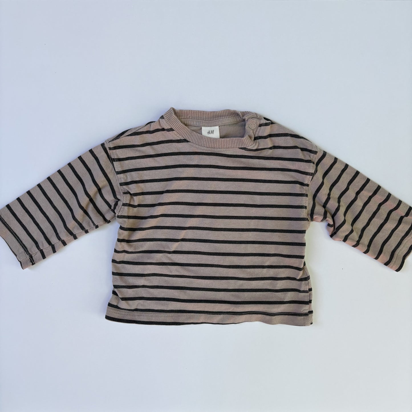 Striped Long Sleeve Shirt (4-6M)