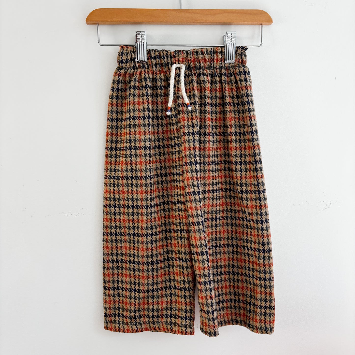 Wide Leg Houndstooth Pants (2-3Y)