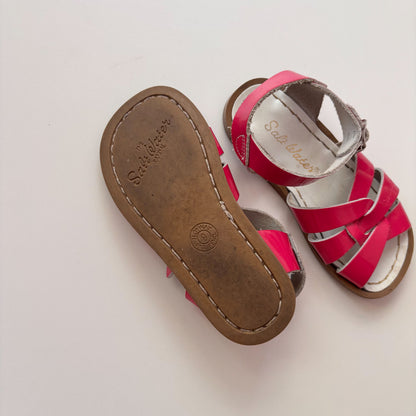 Pink Leather Sandals (9C)