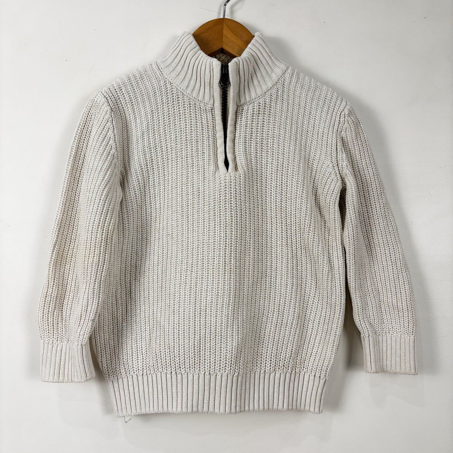 Cream Half Zip Sweater (3T)