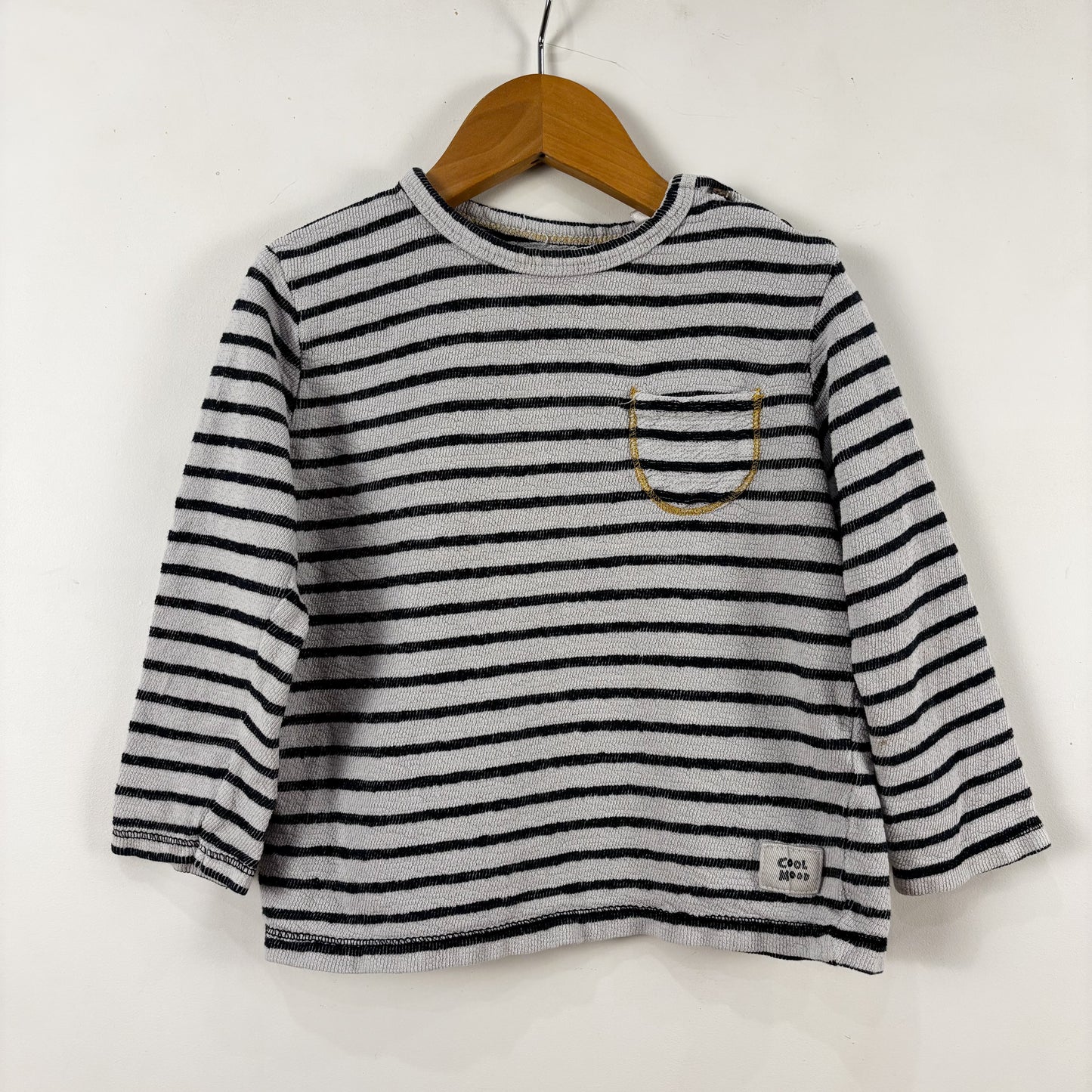 Spongey Striped Long Sleeve Shirt (3Y)