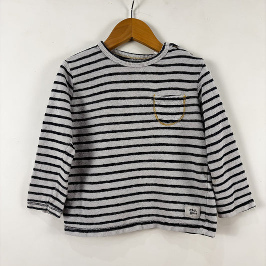 Spongey Striped Long Sleeve Shirt (3Y)