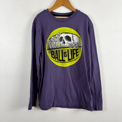 Glow In the Dark Purple Long Sleeve Shirt (10-12Y)