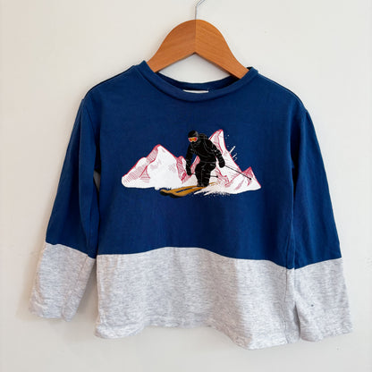 Ski Graphic Long Sleeve Shirt (3Y)