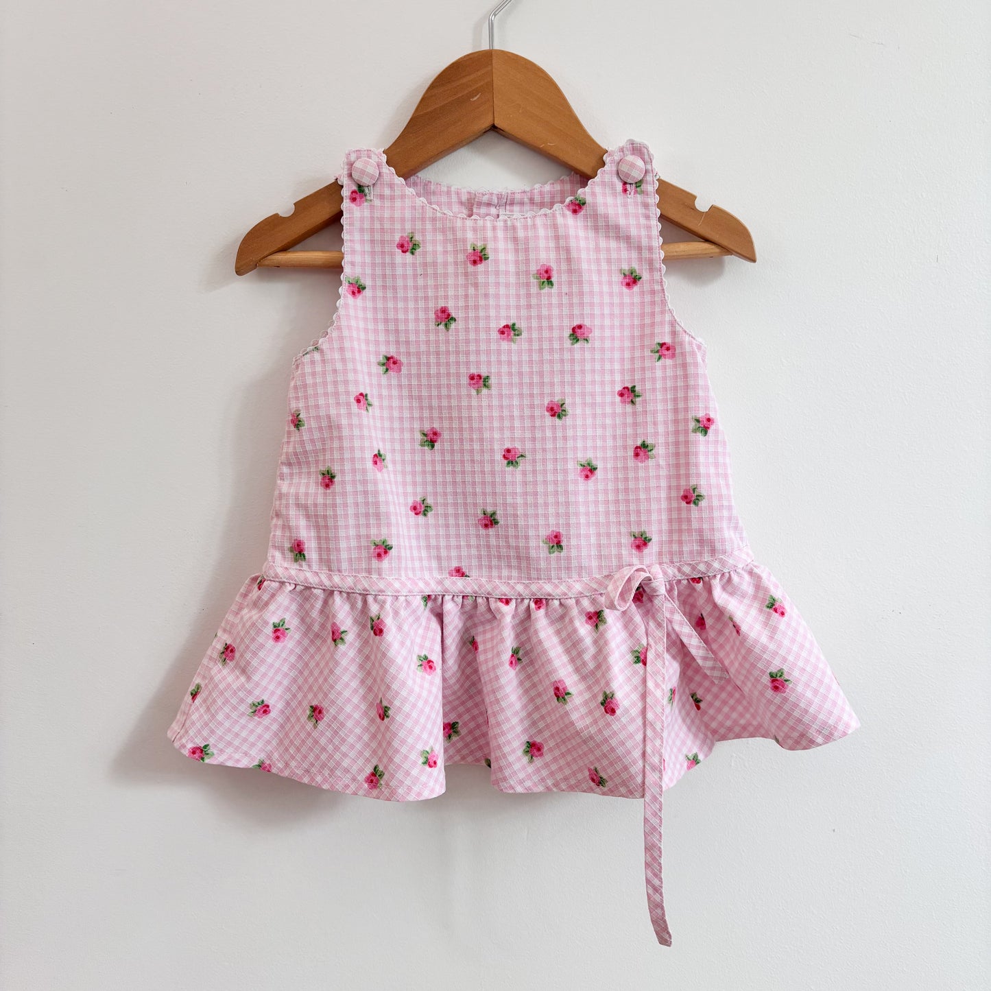 Pink Rosebud Dress (6-9M)