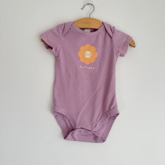 Purple Flower Bodysuit (6-9M)