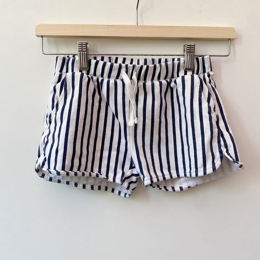 Blue + White Striped Shorts (8Y)