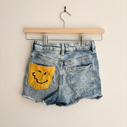 Smiley Face Denim Shorts (8Y)