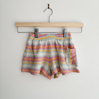 Striped Fine Knit Shorts (3T)