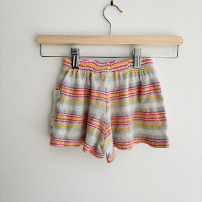 Striped Fine Knit Shorts (3T)