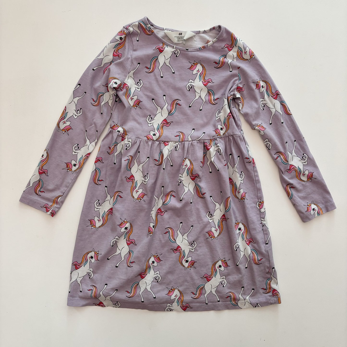 Purple Unicorn Dress (6X/7Y)