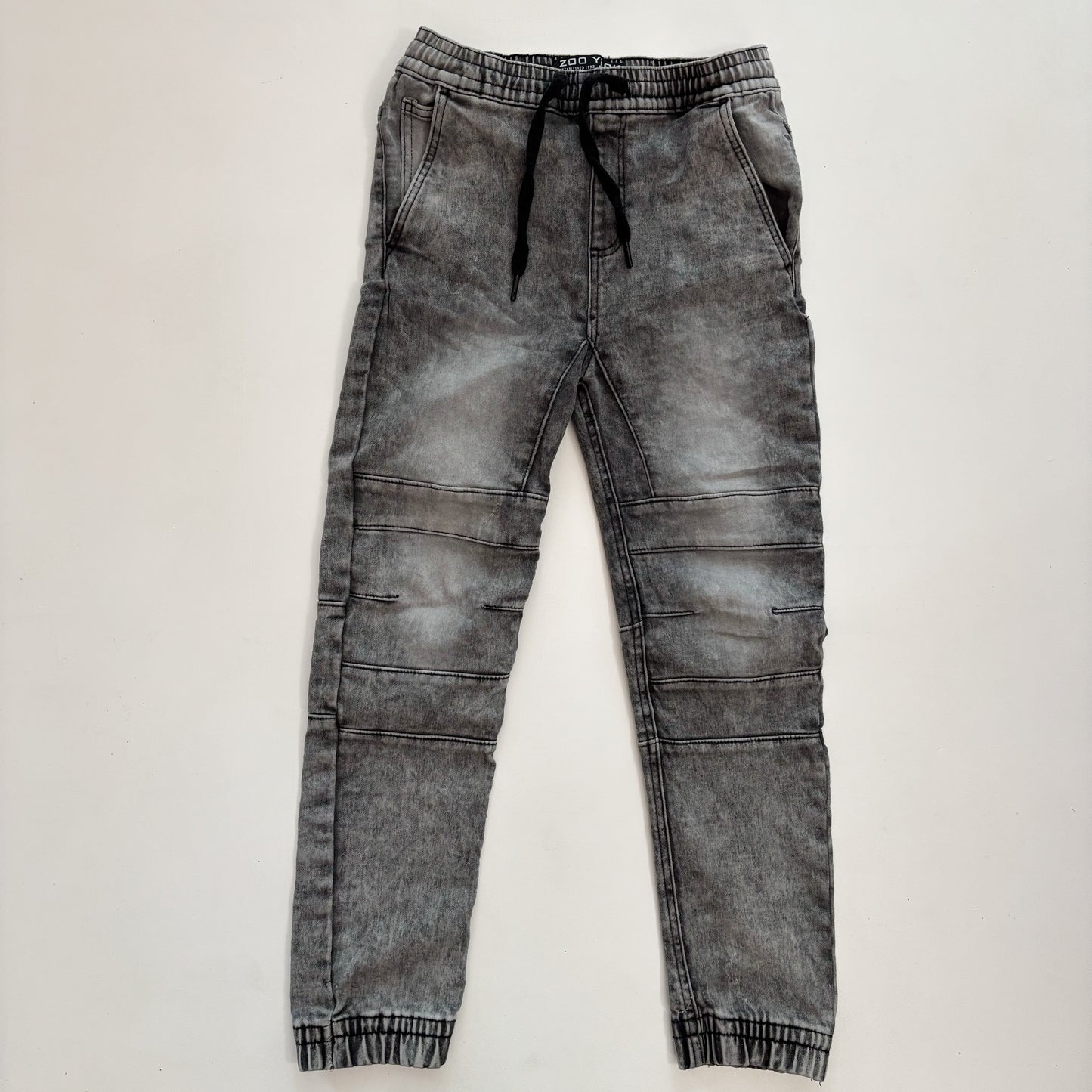 Grey Elastic Waist Pants (11-12 Years)