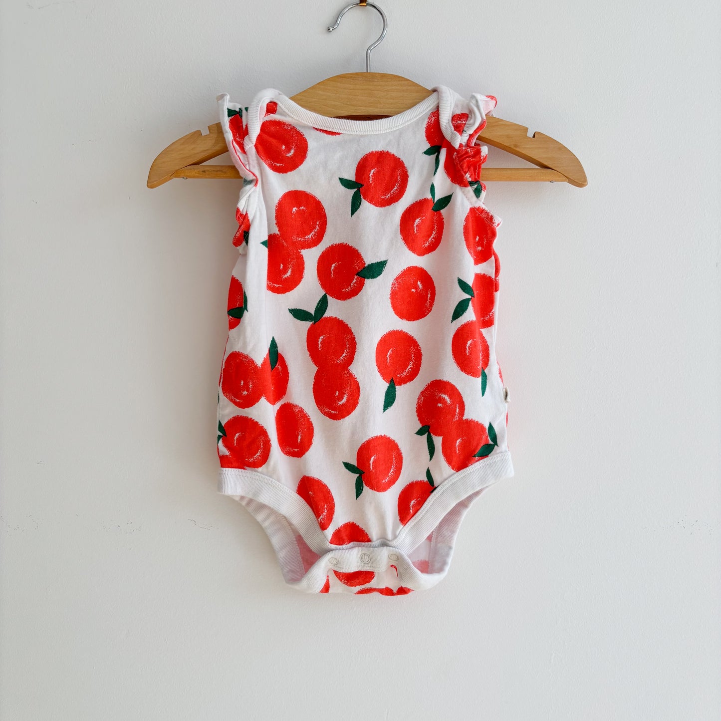 Orange Print Bodysuit (3-6M)