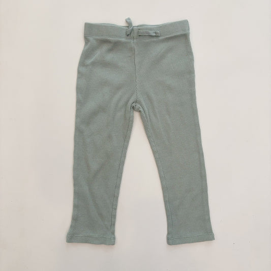 Mint Waffle Pants (3T)