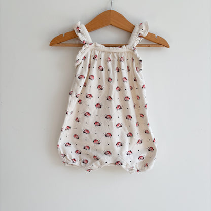 Ladybug Romper (3-6M)
