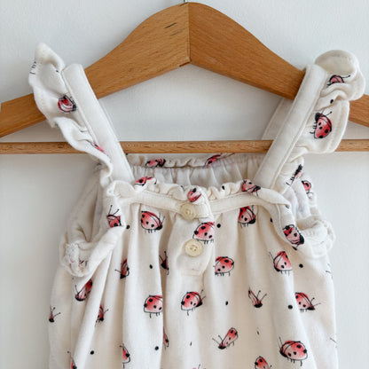 Ladybug Romper (3-6M)