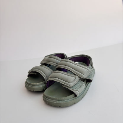 Green Velcro Sandals (5C)