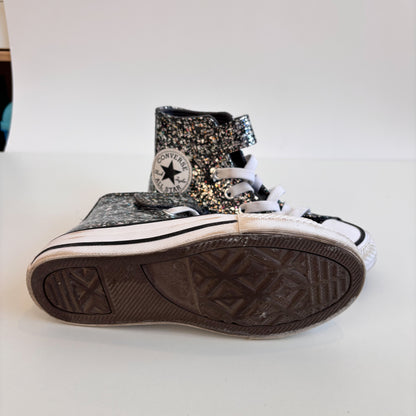 Glittery Black  Sneakers (11C)