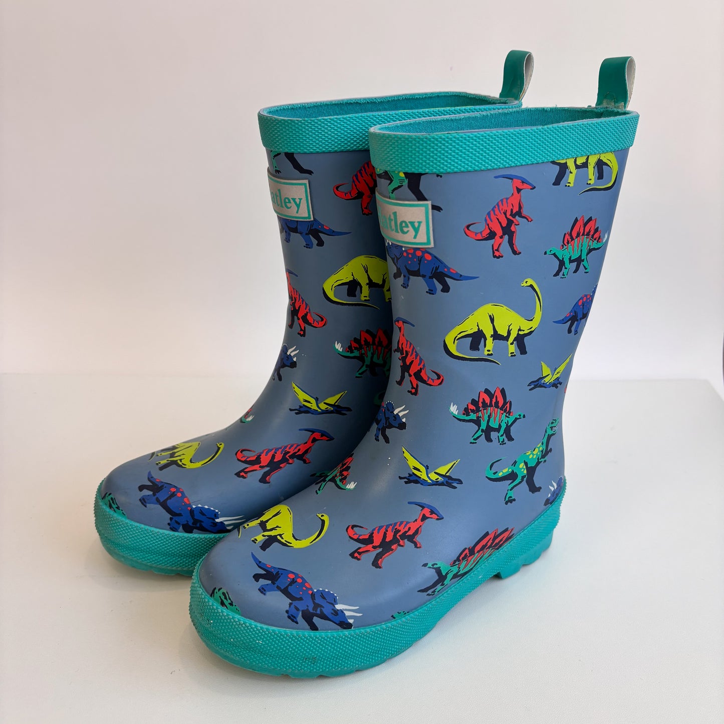 Blue Dino Rain Boots (12C)