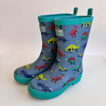 Blue Dino Rain Boots (12C)