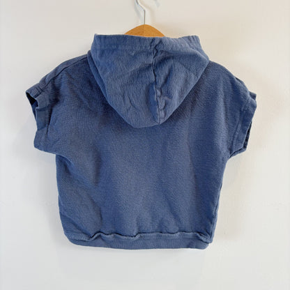 Blue Woven Hooded Tee (12-18M)