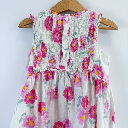 Cream Floral Dress (5-6Y)