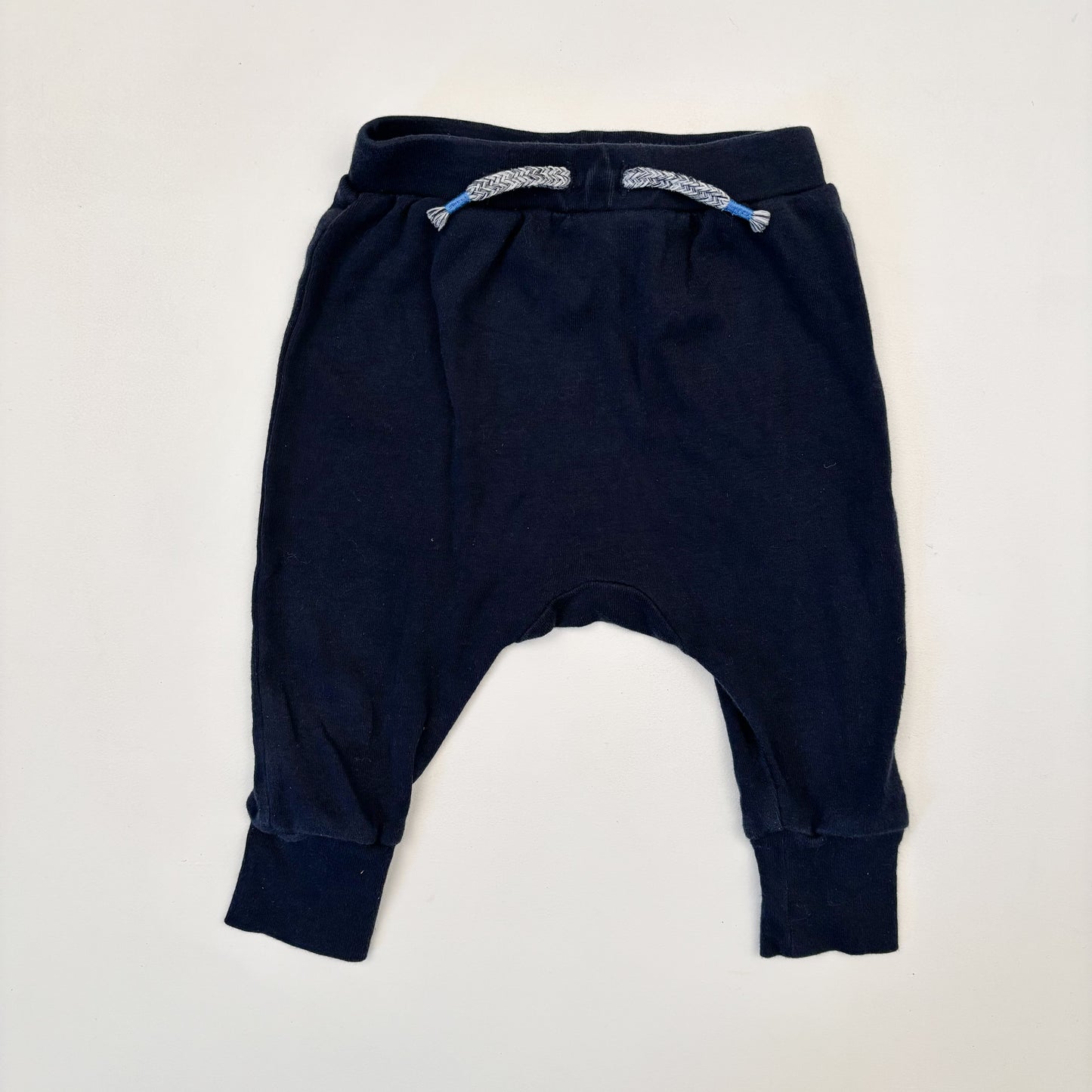 Blue Cotton Pants (3-6M)