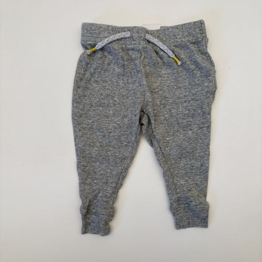 Grey Cotton Pants (3-6M)