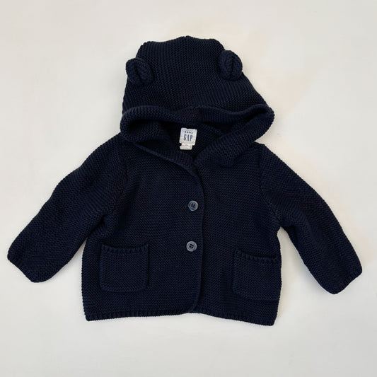 Navy Bear Sweater (3-6M)