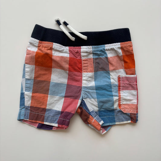 Plaid Shorts (6-12M)