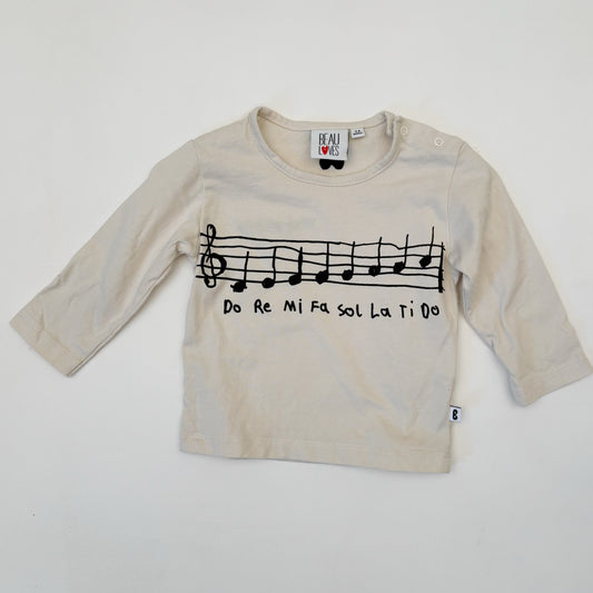 Music Note Shirt (3-6M)