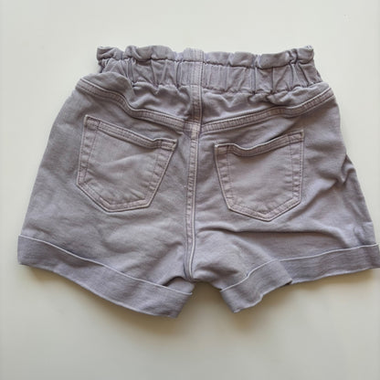 Washed Purple Denim Shorts (7Y)