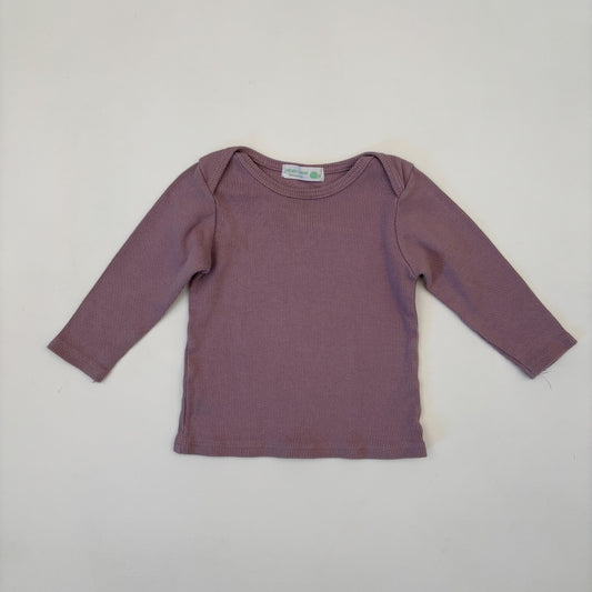 Purple Ribbed Top (9-12M)