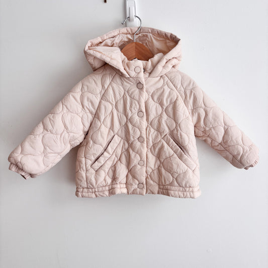 Lightweight Quilted Cream Jacket (12-18M)