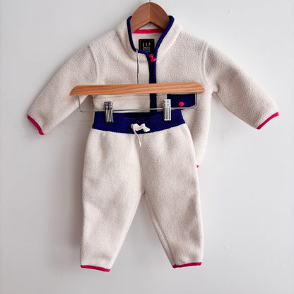 White Fleece Set (6-12M)