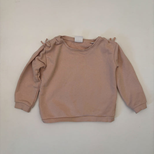 Pink Bow Sweatshirt (18-24M)