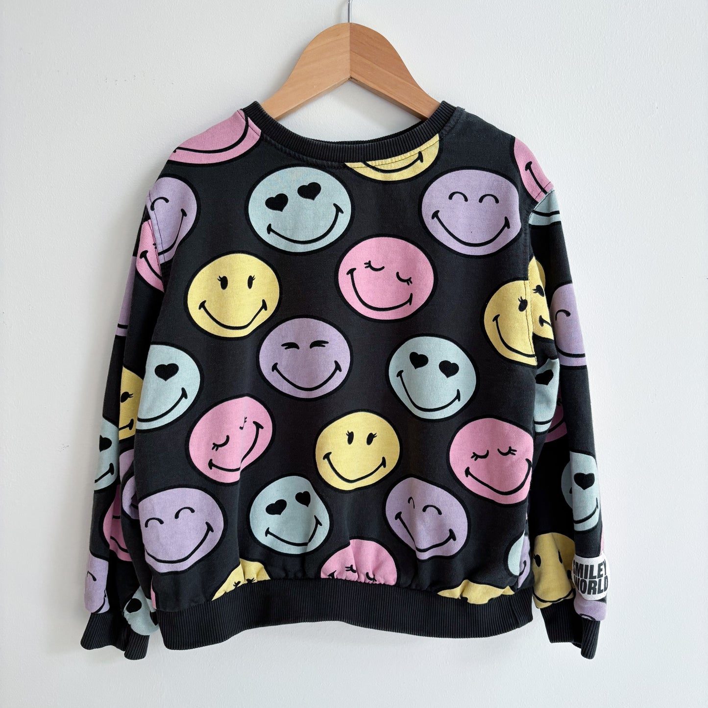 Pastel Smiley Sweatshirt (6X/7Y)