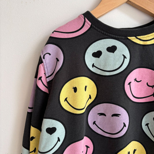 Pastel Smiley Sweatshirt (6X/7Y)