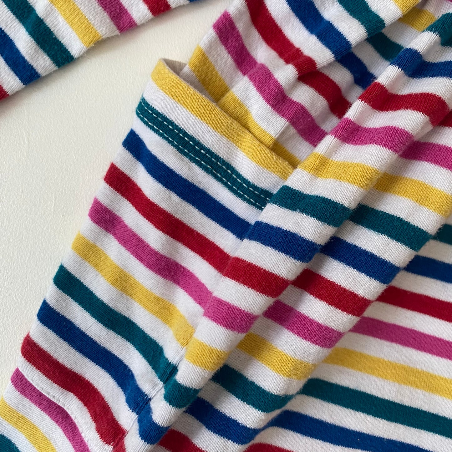 Organic Rainbow Striped Dress