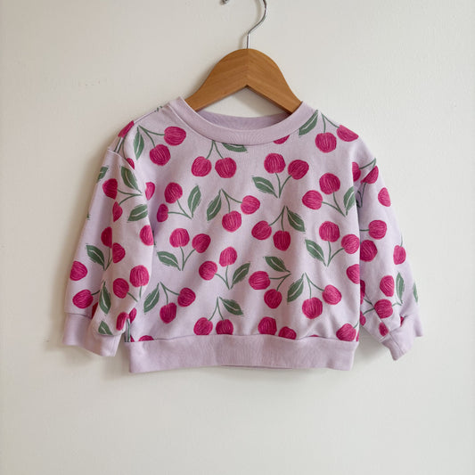 Cherry Sweatshirt (12-18M)