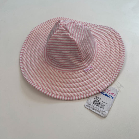 Pink Striped Swim Hat