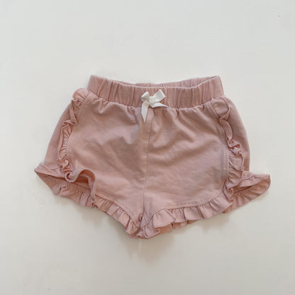 Pink Ruffle Shorts