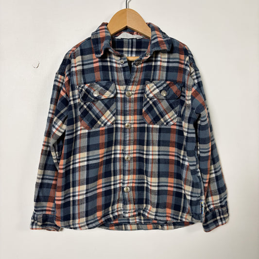 Plaid Flannel Snap-Up Shirt (6Y)
