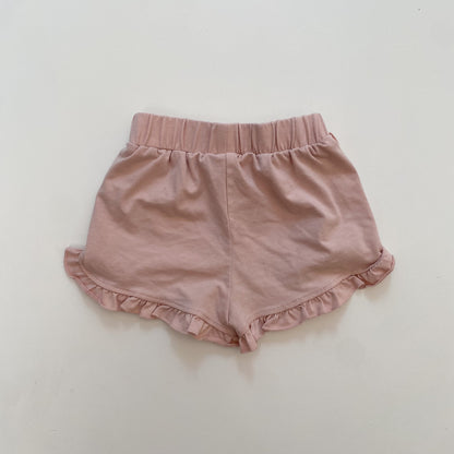 Pink Ruffle Shorts